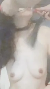 准备给母狗上口枷