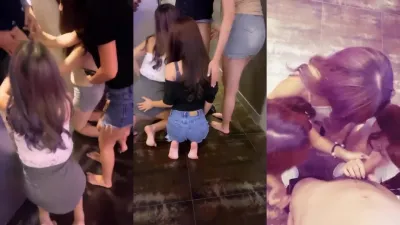 猛男以一敌三我辈楷模！个个如狼似虎争抢鸡巴的宠幸