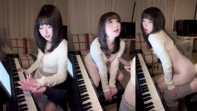 钢琴老师的手总是不老实把人家挑逗的不行最后只能变成操B教学了