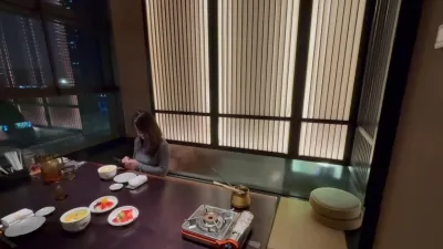 刺激差点被发现！日料店里的第一次！