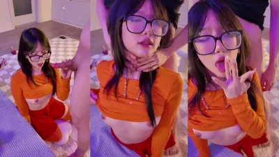 白月光级眼镜婊反差母狗口爆榨精 爆射一脸