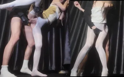 [原创] 「加禾原创」舞蹈生+白丝 淦到狂抖