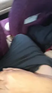 带白发老太太体验车震