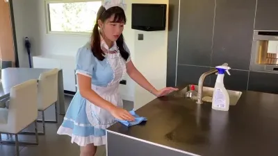 厨房小骚逼