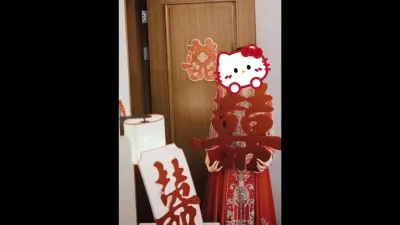 原创自拍）你的新娘后入被操到喷水